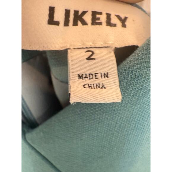 LIKELY Brooklyn front slit dress Size 2 in Sea Breeze - Picture 7 of 8